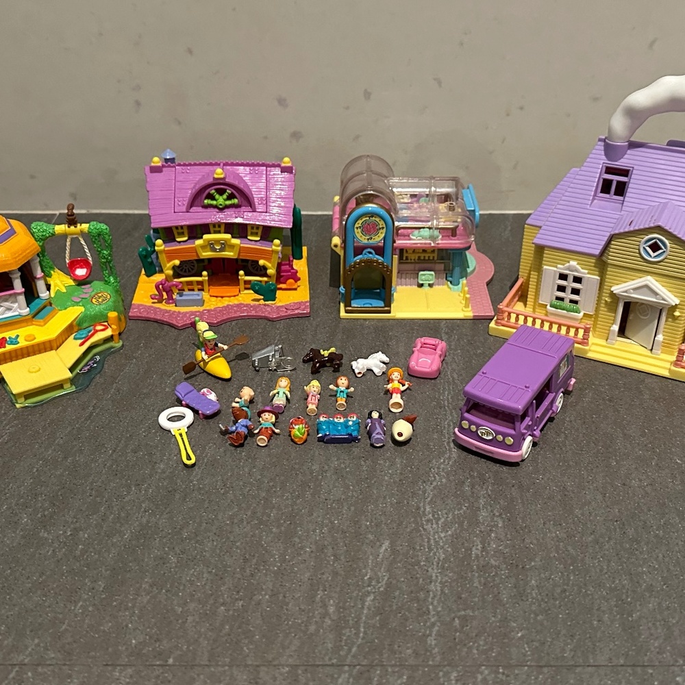 Retro Polly Pocket (Bluebird) Mixed Set 1990s RARE